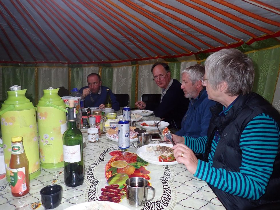 Dinner - Copyright: Dr Mike Pienkowski